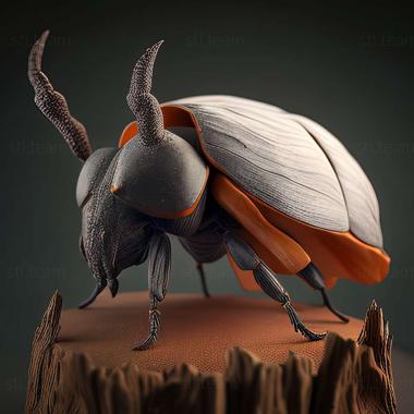 3D model Nicrophorus basalis (STL)